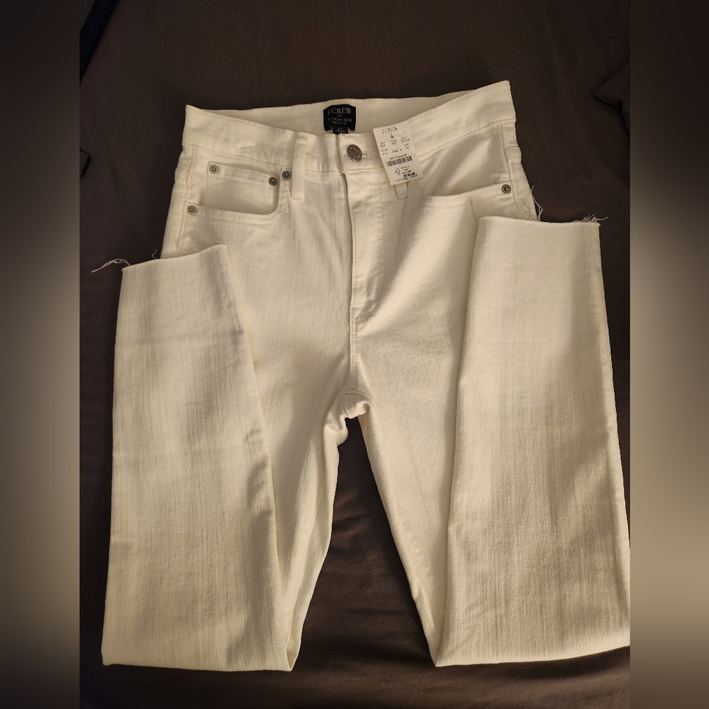 *NWT* J. Crew White High-Rise Skinny Jeans